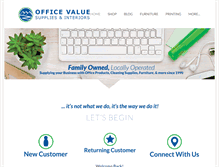 Tablet Screenshot of officevalue.net